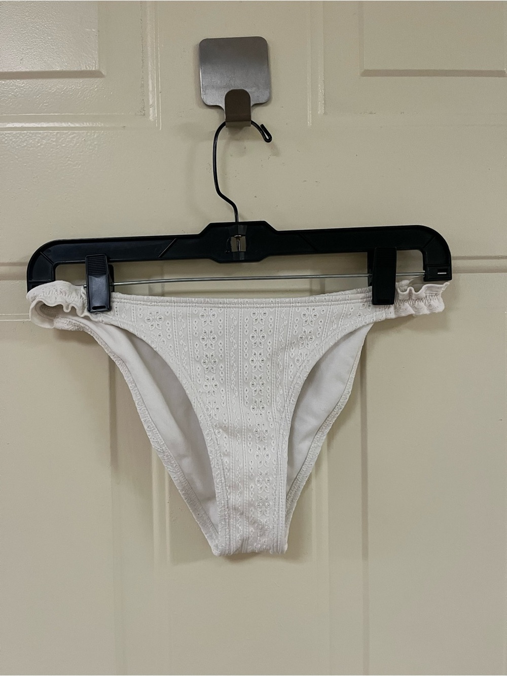 White Eyelet Bikini Bottoms